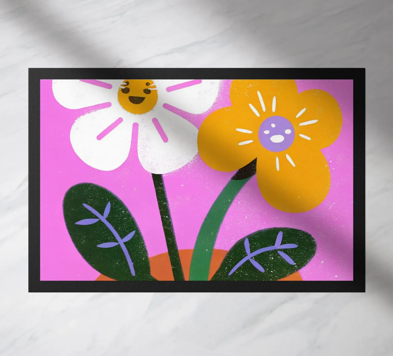 Fiori retrò pop zerbino da THE LATEST SHOP