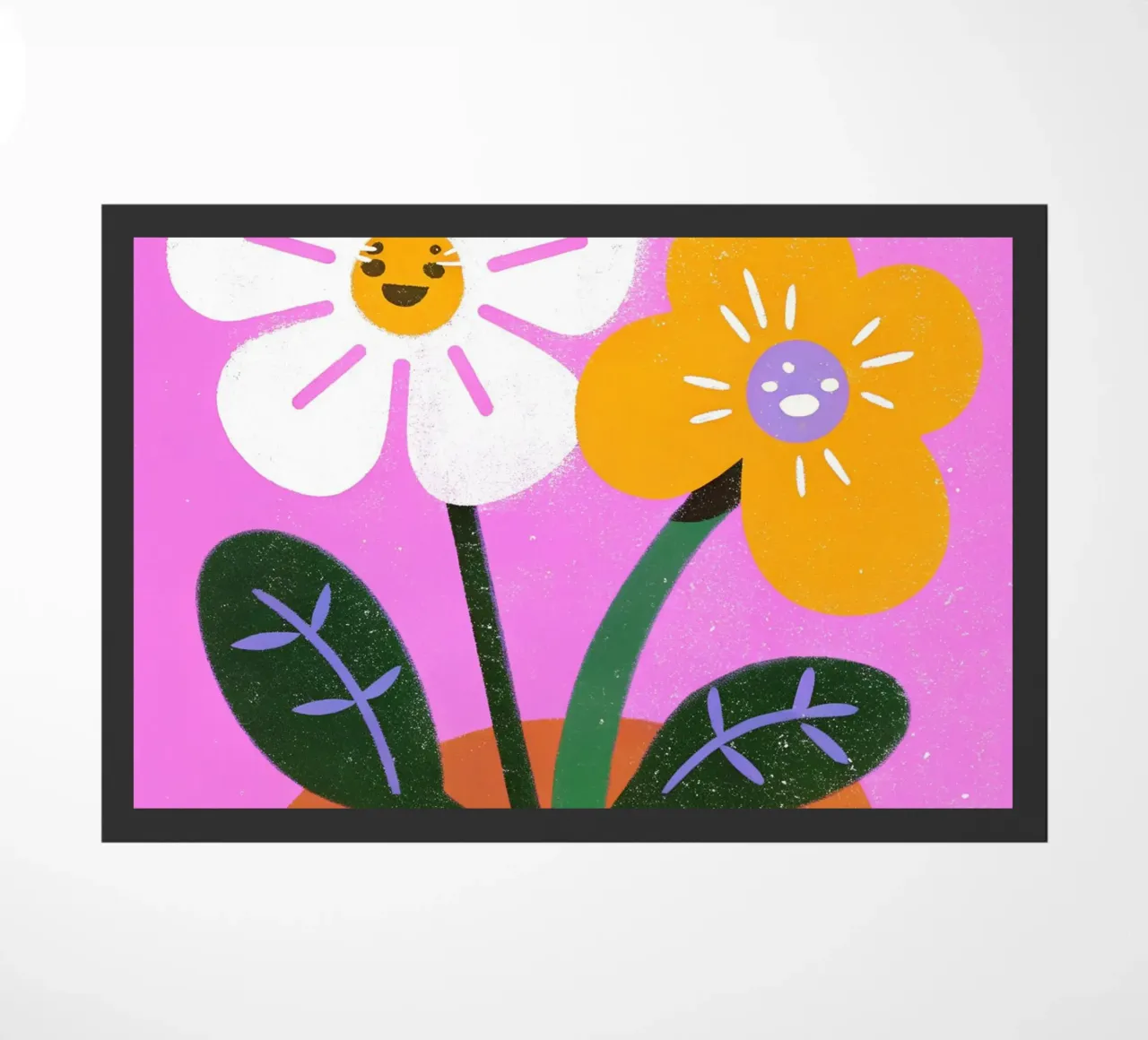 Fiori retrò pop zerbino da THE LATEST SHOP