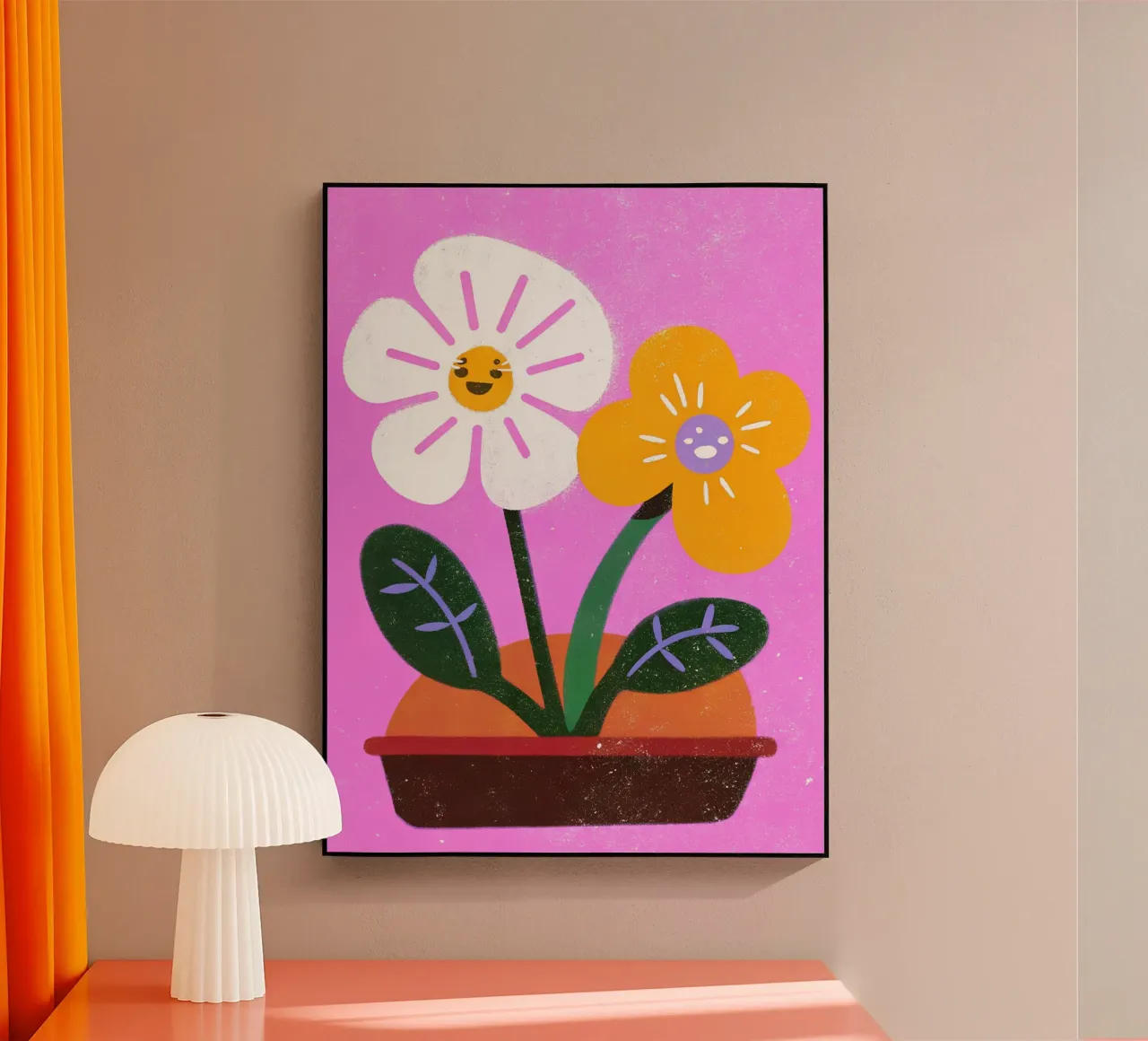 Fiori retrò pop plexiglass da THE LATEST SHOP