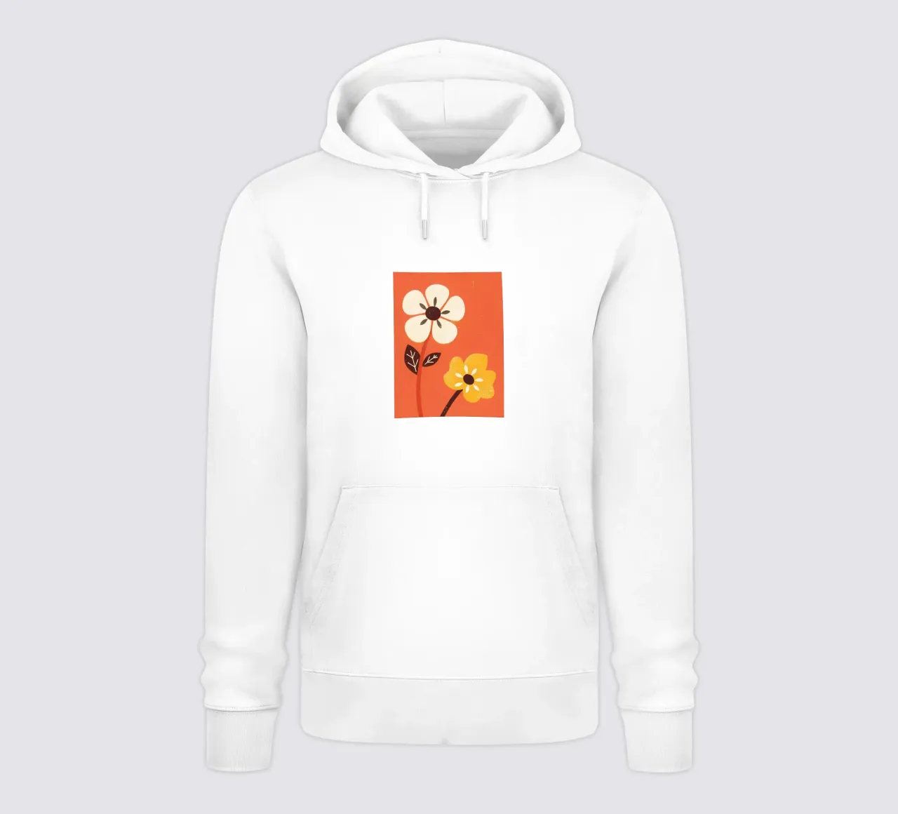 Fiori retrò pop felpa con cappuccio da THE LATEST SHOP