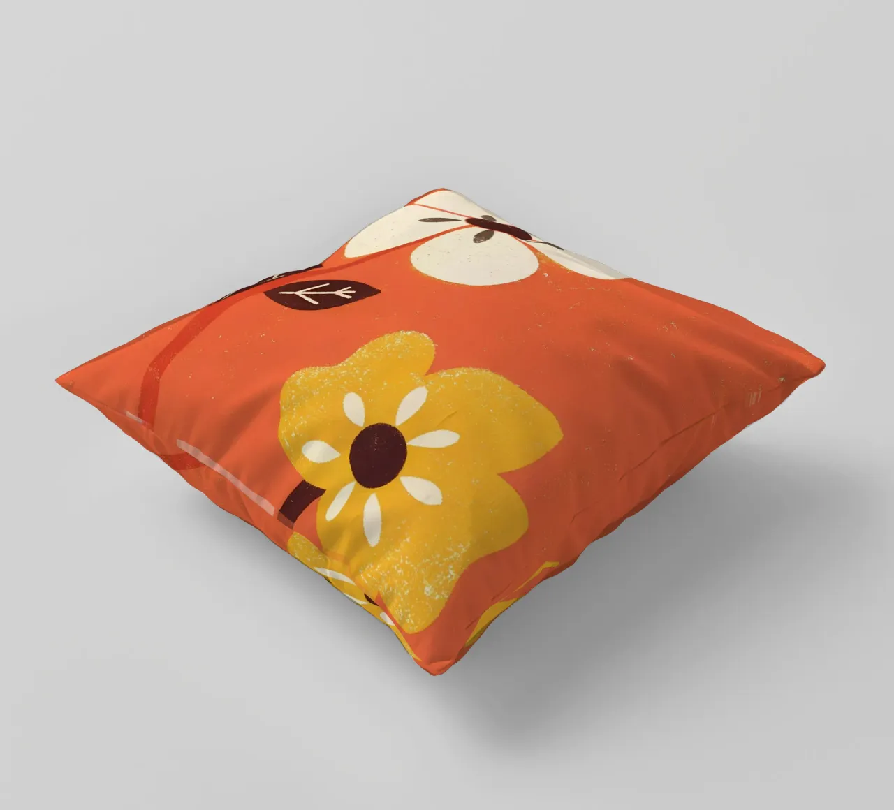 Fiori retrò pop cuscino da THE LATEST SHOP