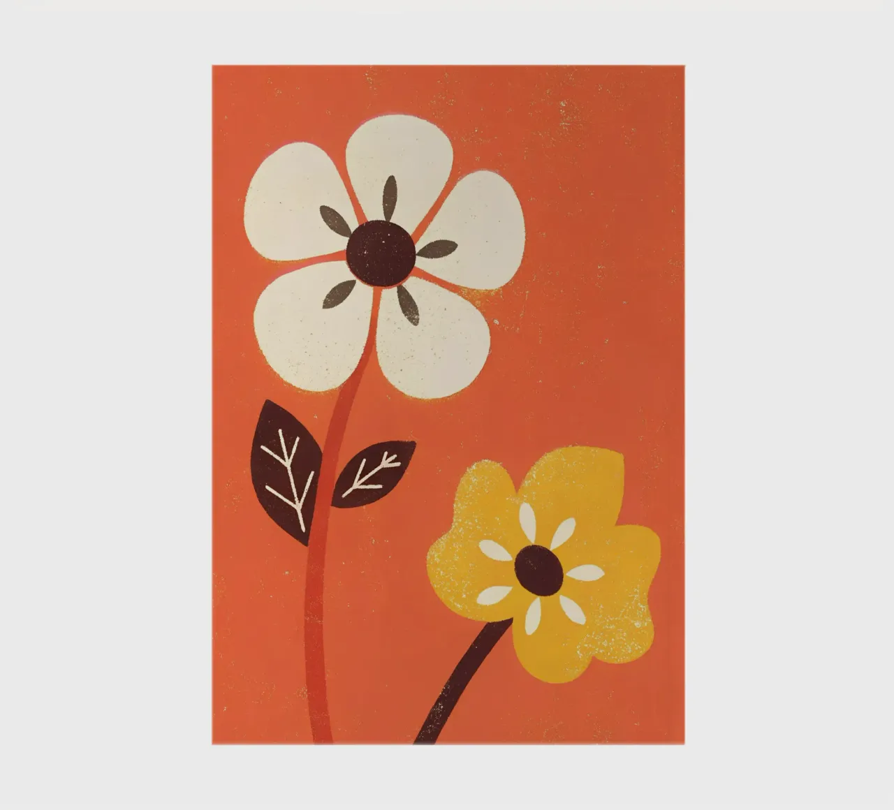 Retro Pop Flowers notebook by THE LATEST SHOP