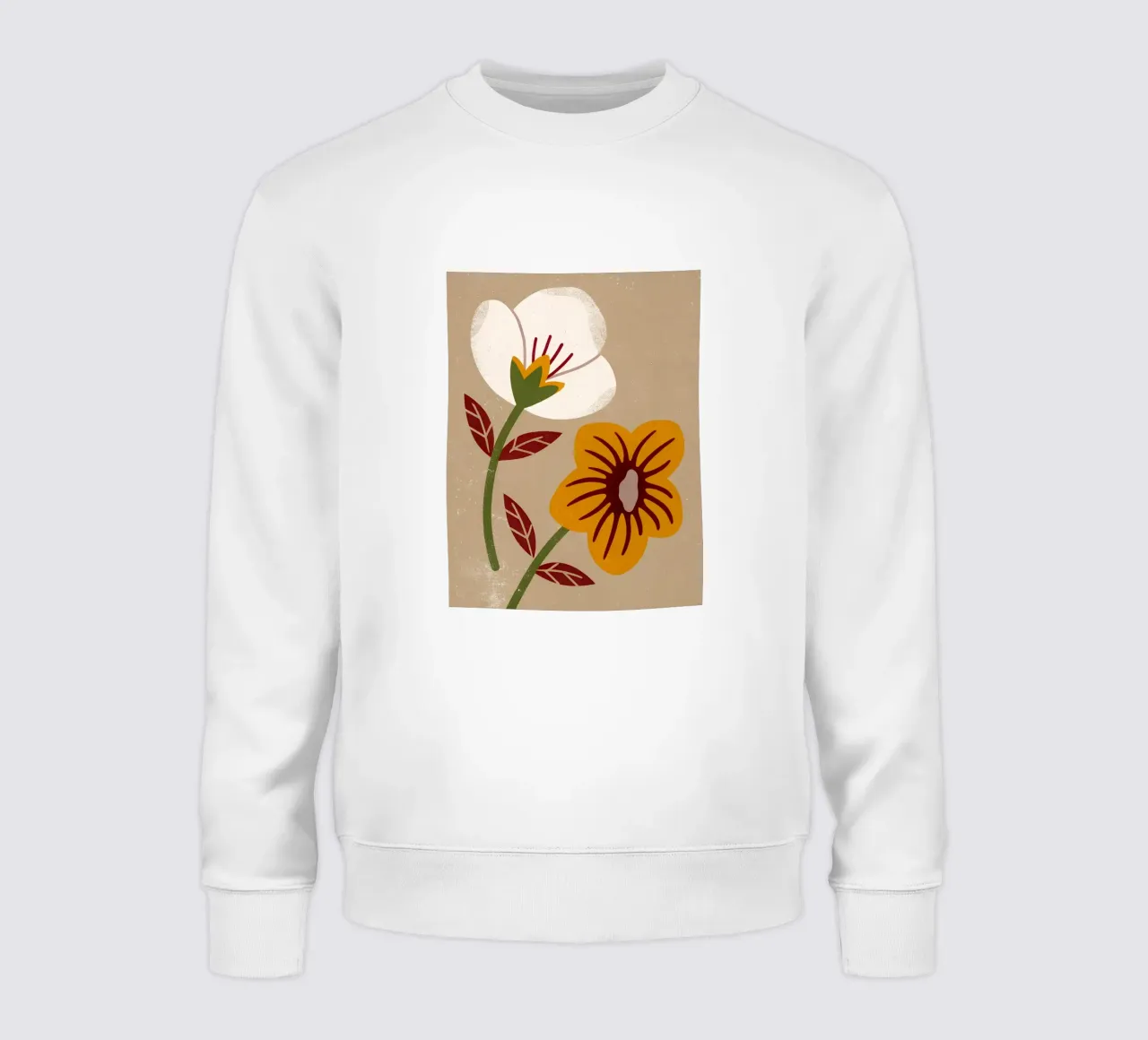 Fiori retrò pop felpa da THE LATEST SHOP