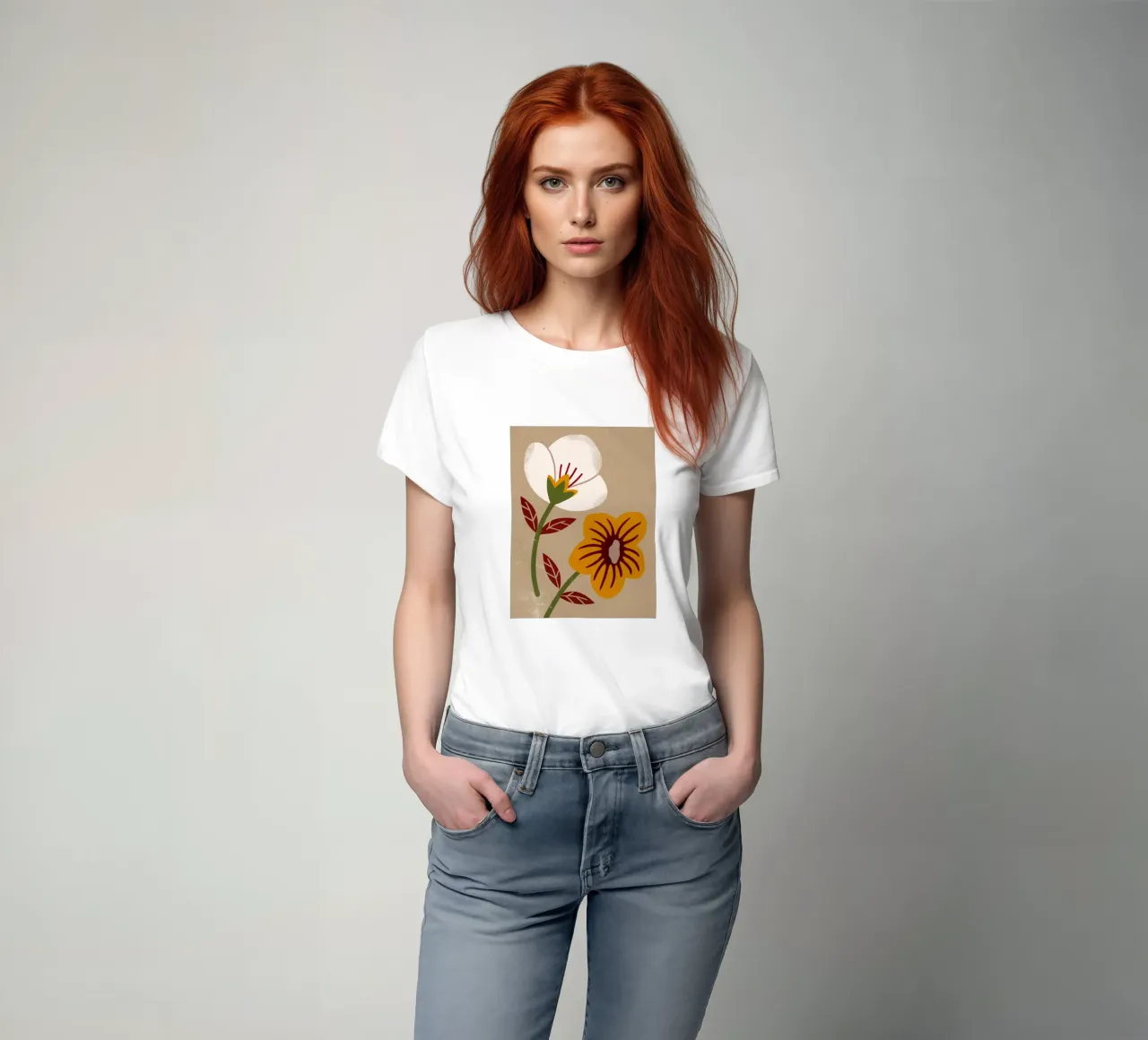 Fiori retrò pop t-shirt da THE LATEST SHOP