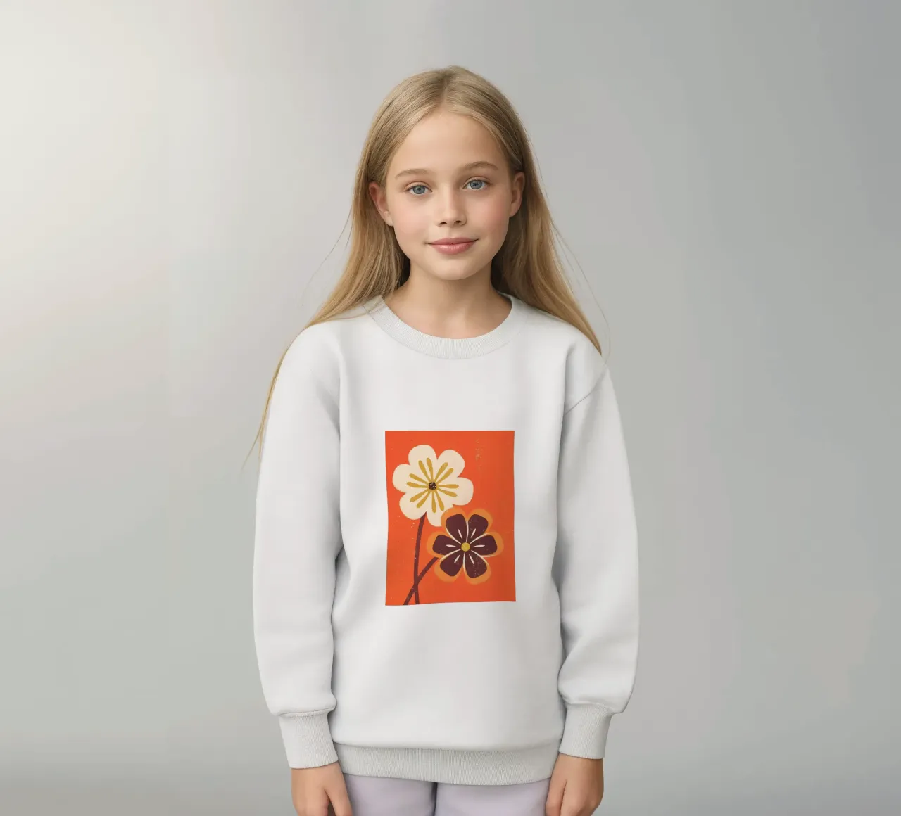 Fiori retrò pop felpa bambino da THE LATEST SHOP
