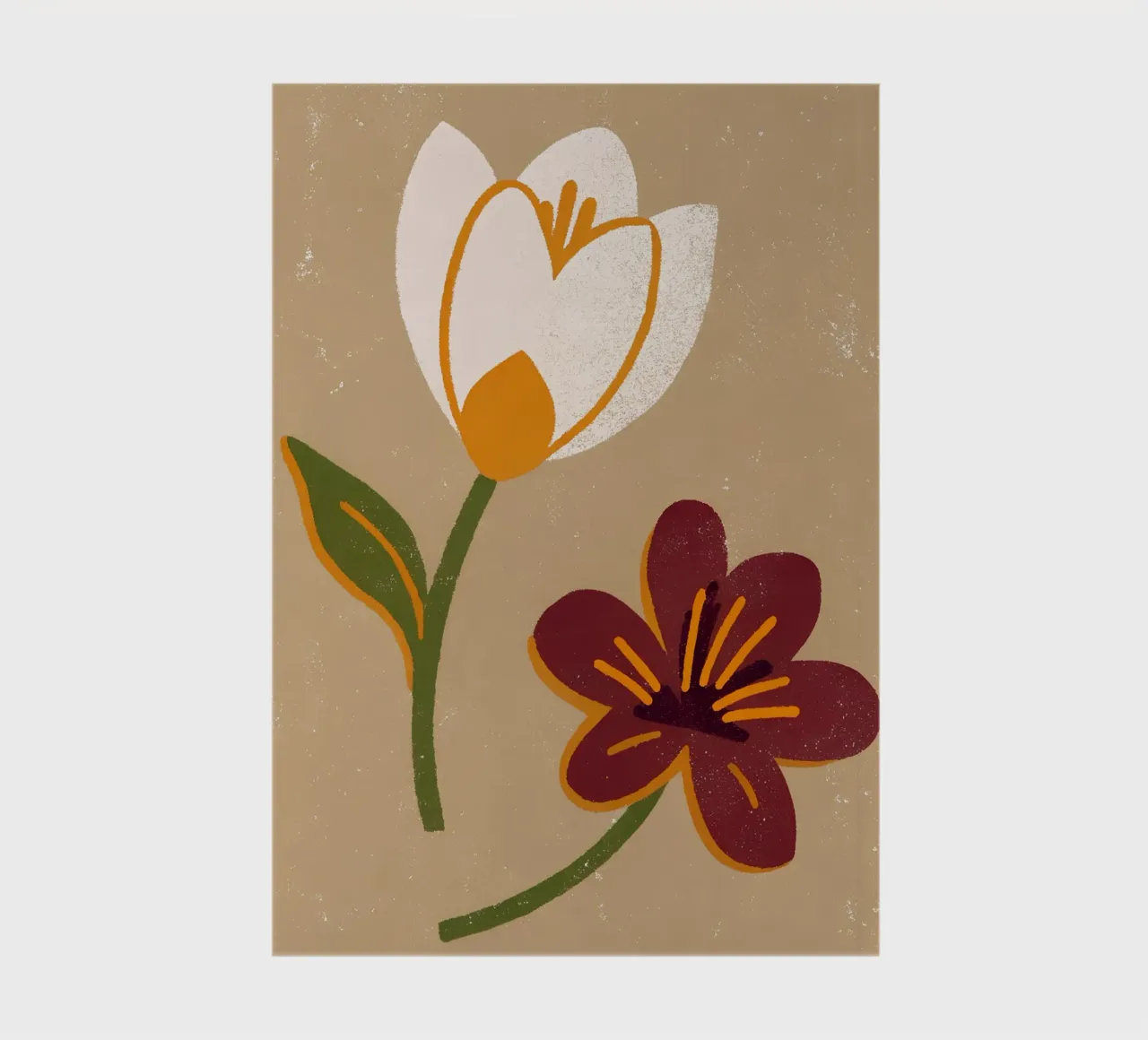 Retro Pop Flowers notebook by THE LATEST SHOP