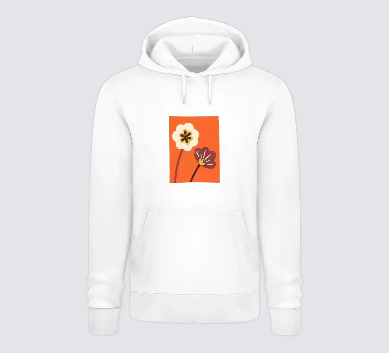 Fiori retrò pop felpa con cappuccio da THE LATEST SHOP