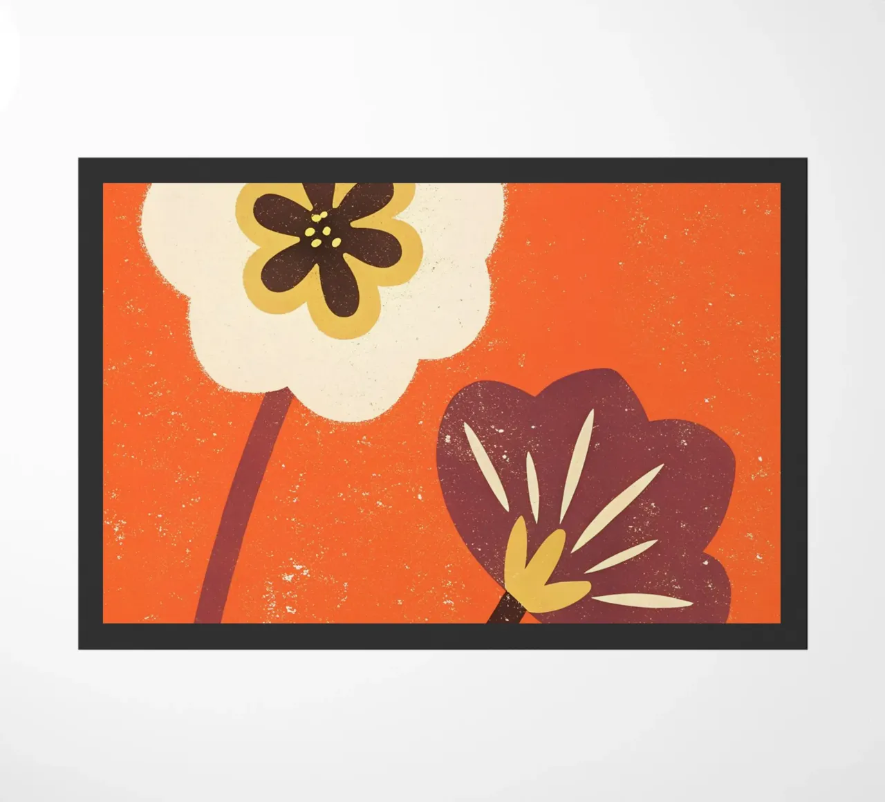 Fiori retrò pop zerbino da THE LATEST SHOP