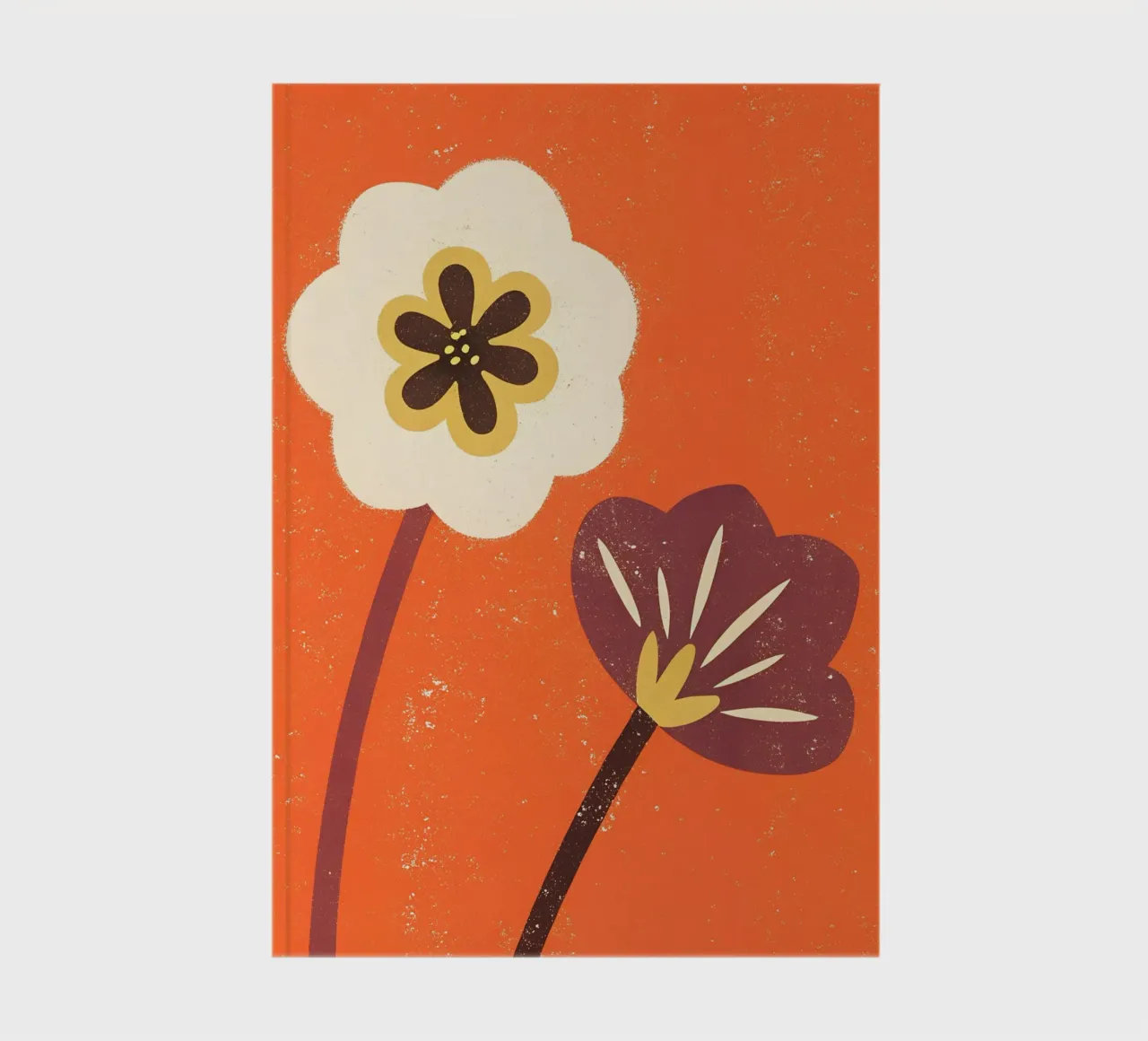 Retro Pop Flowers notebook by THE LATEST SHOP