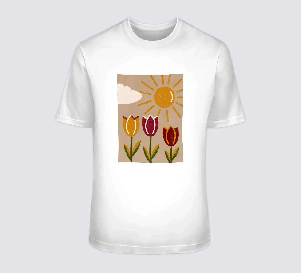 Fiori e sole Retro Pop t-shirt da THE LATEST SHOP