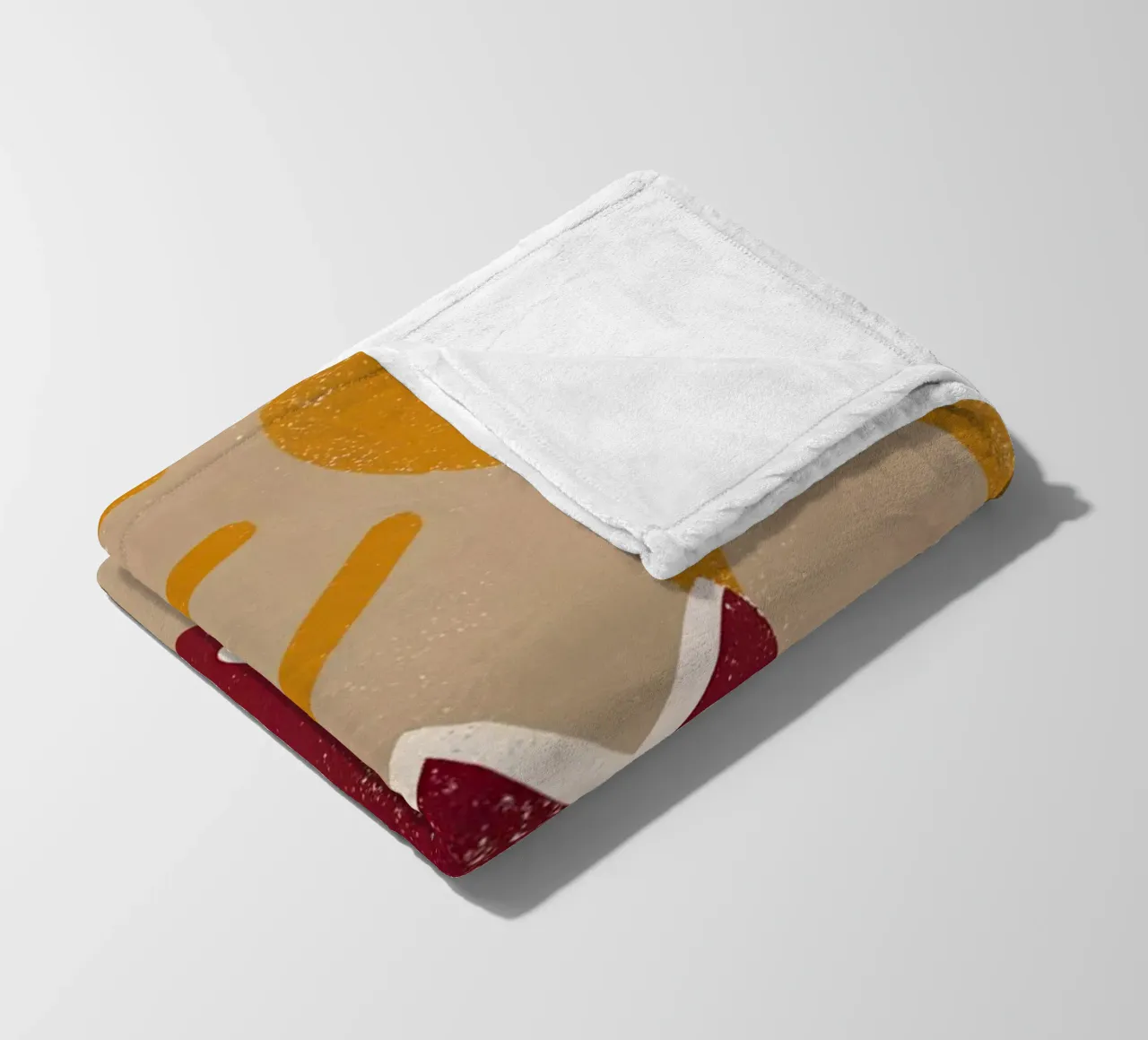 Fiori e sole Retro Pop coperta in pile da THE LATEST SHOP