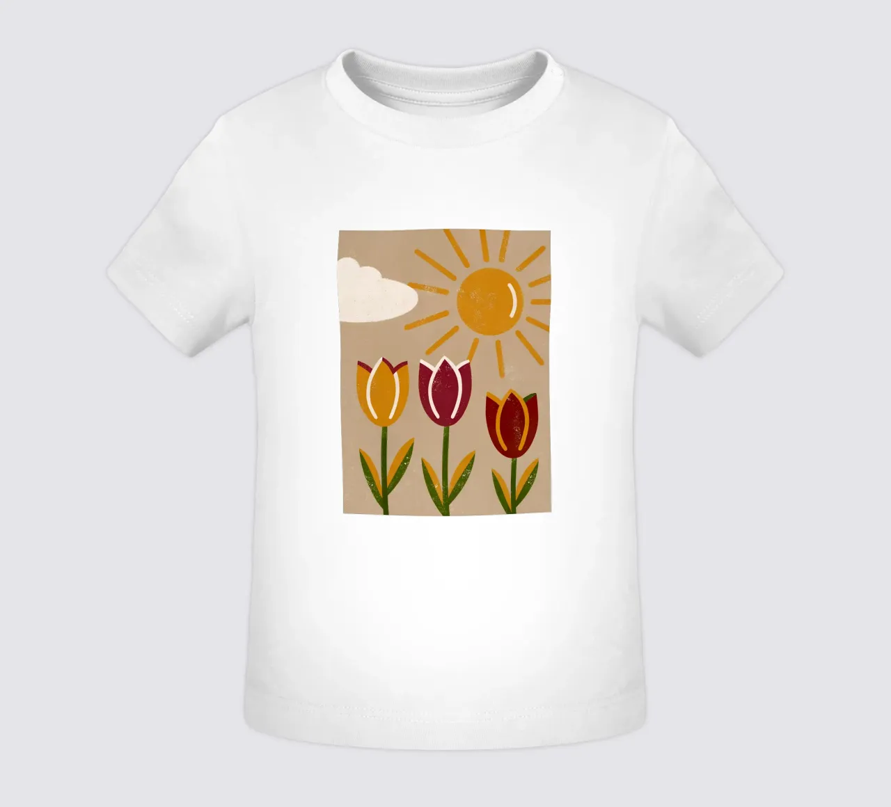 Fiori e sole Retro Pop maglietta neonato da THE LATEST SHOP
