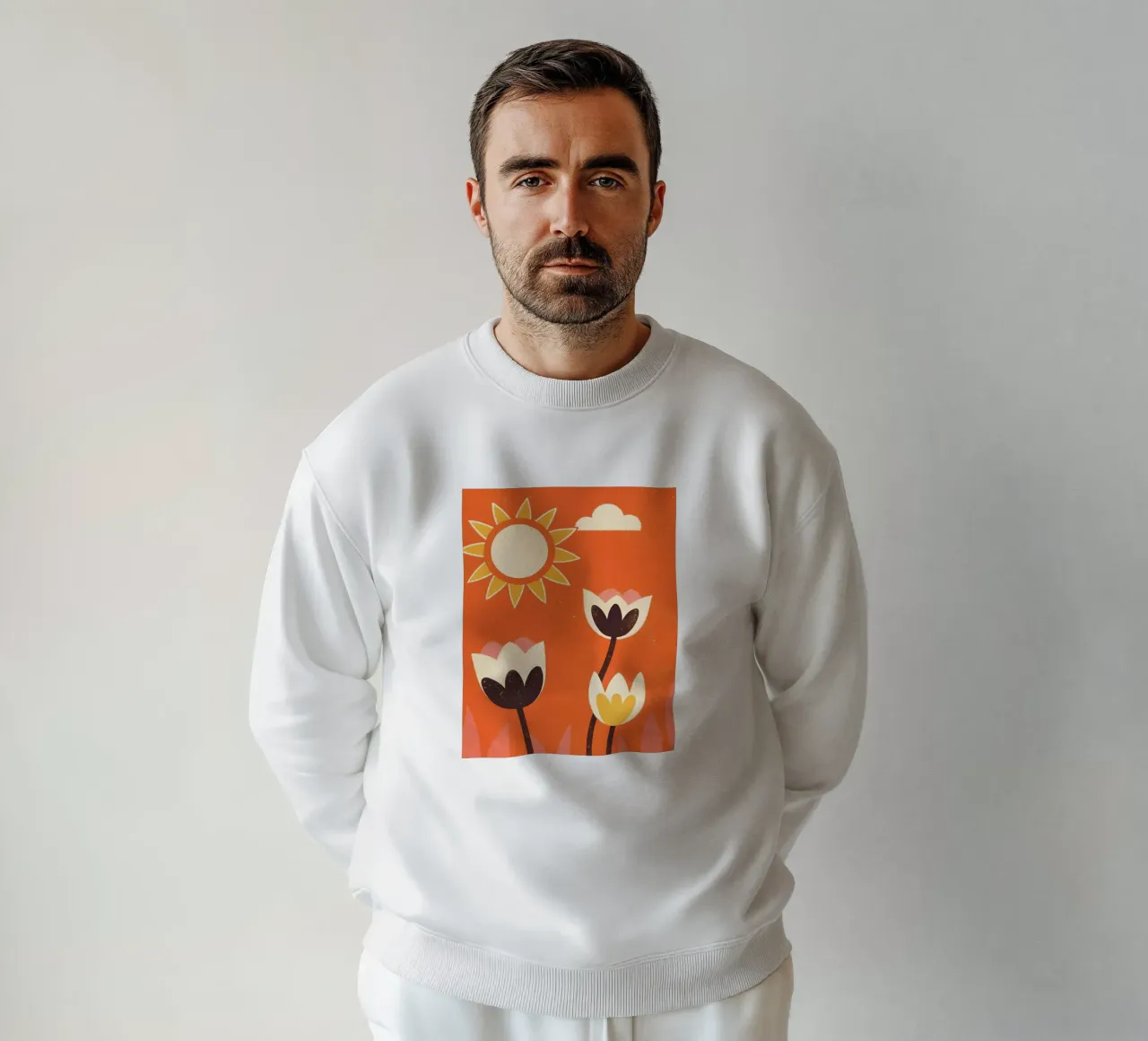 Fiori retrò pop felpa da THE LATEST SHOP