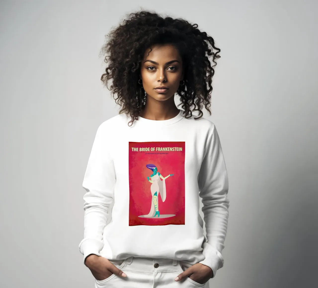 The Bride of Frankenstein sweatshirt van Fräulein Fisher