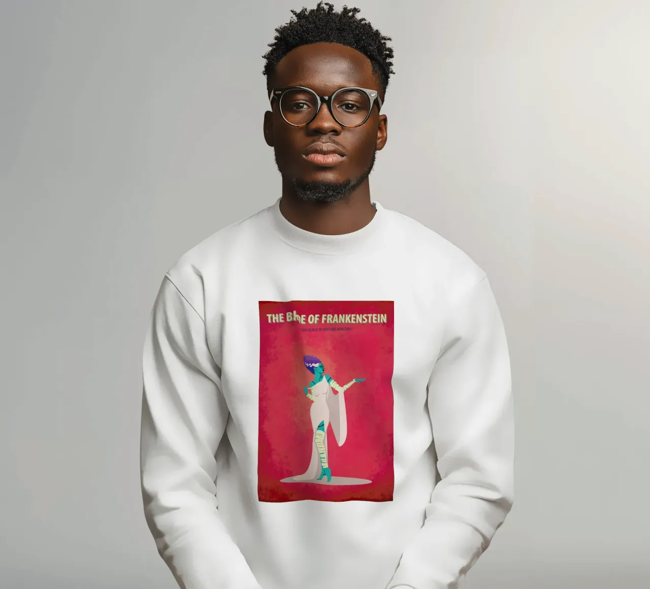 The Bride of Frankenstein sweatshirt van Fräulein Fisher