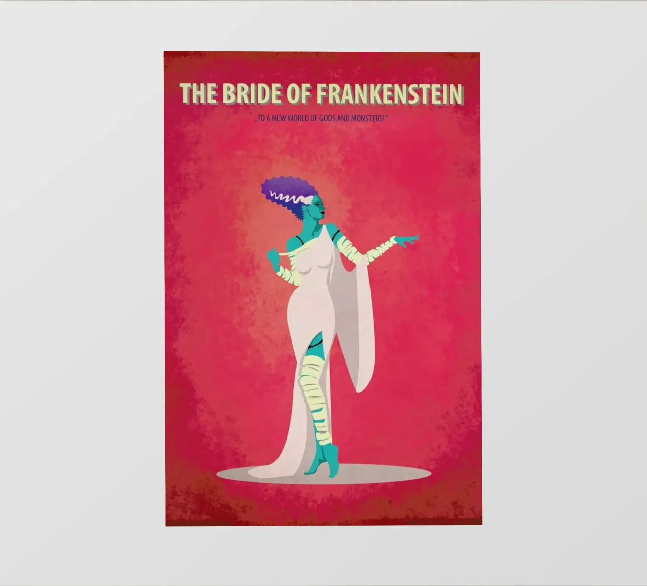 The Bride of Frankenstein pellicola backlit da Fräulein Fisher