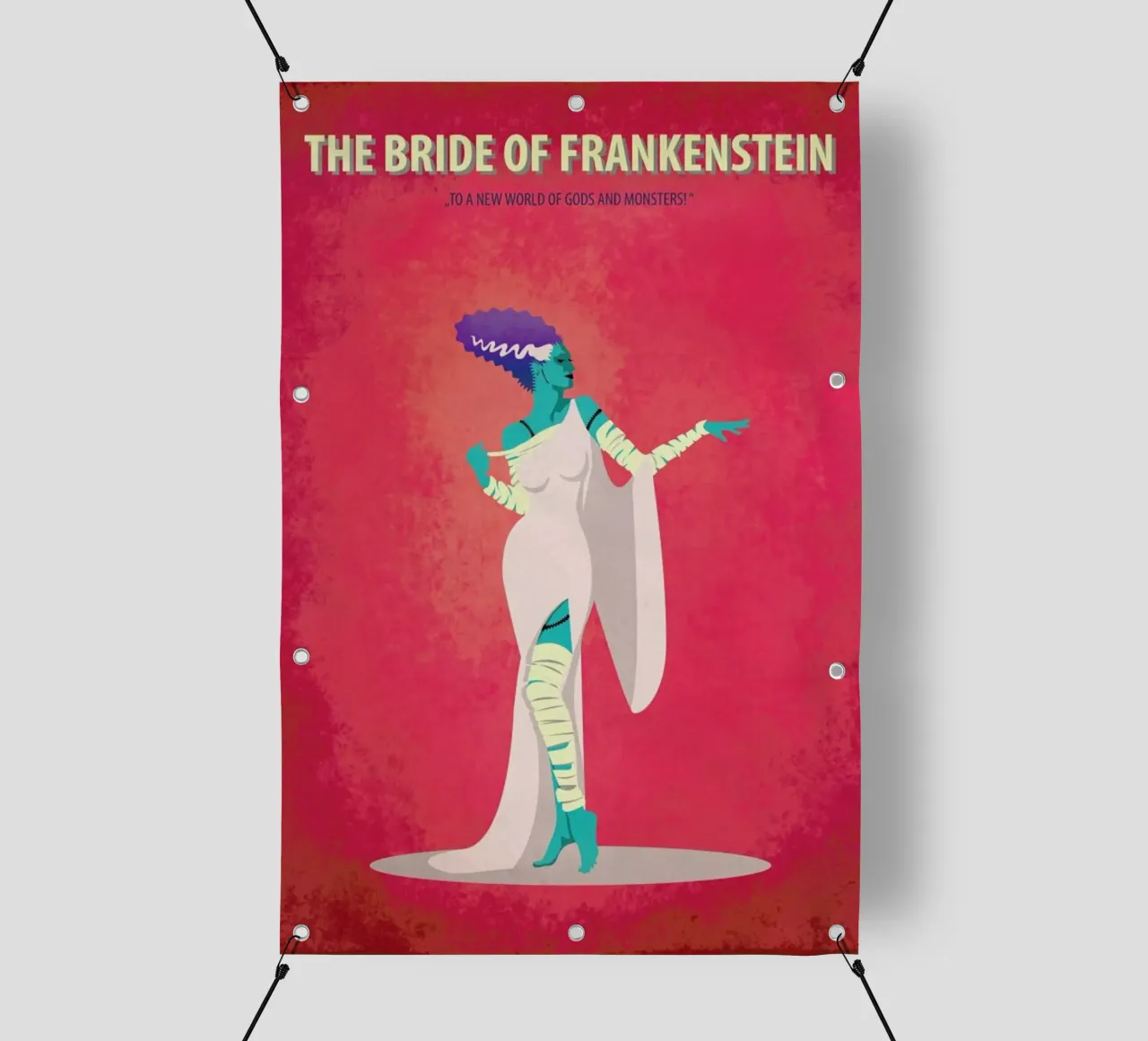 The Bride of Frankenstein telo in pvc da Fräulein Fisher