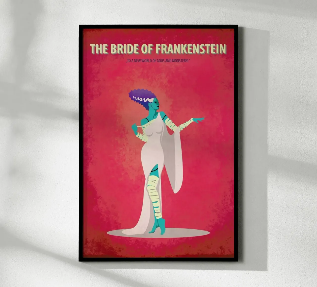 The Bride of Frankenstein carta hahnemühle da Fräulein Fisher