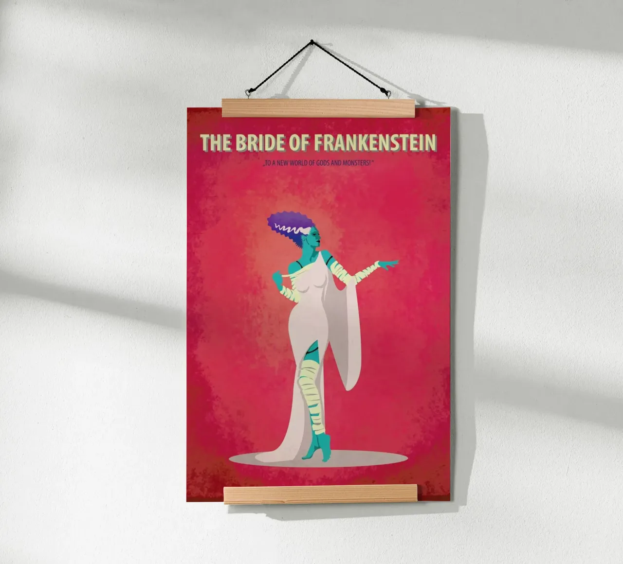The Bride of Frankenstein carta hahnemühle da Fräulein Fisher