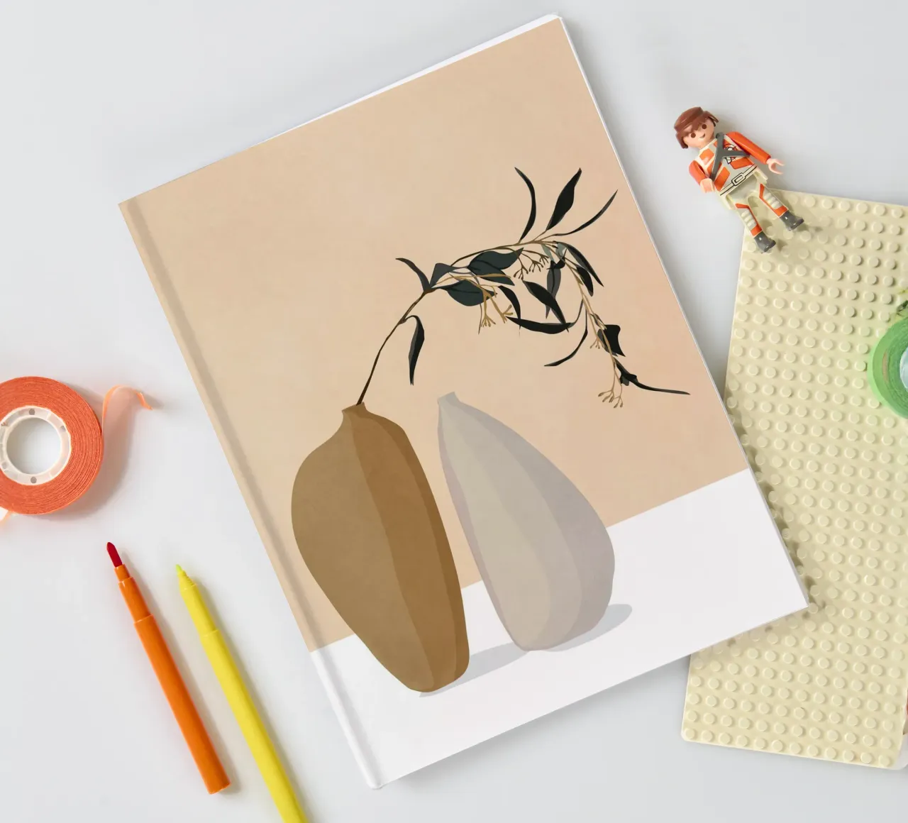 Couple Of Vases notebook by cityart