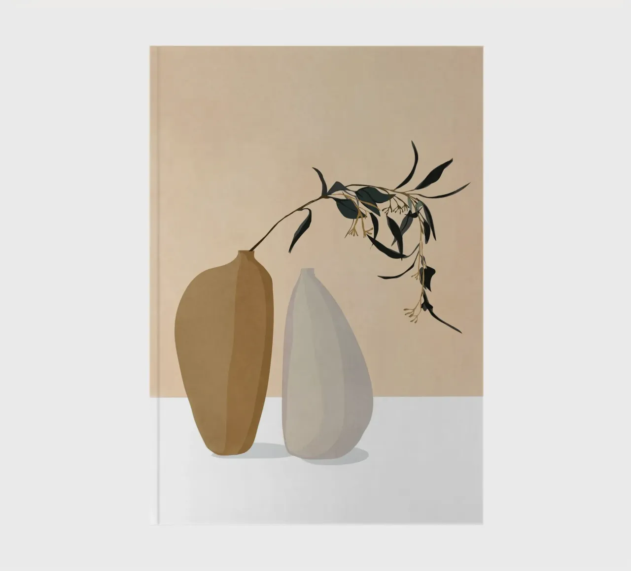 Couple Of Vases notebook by cityart