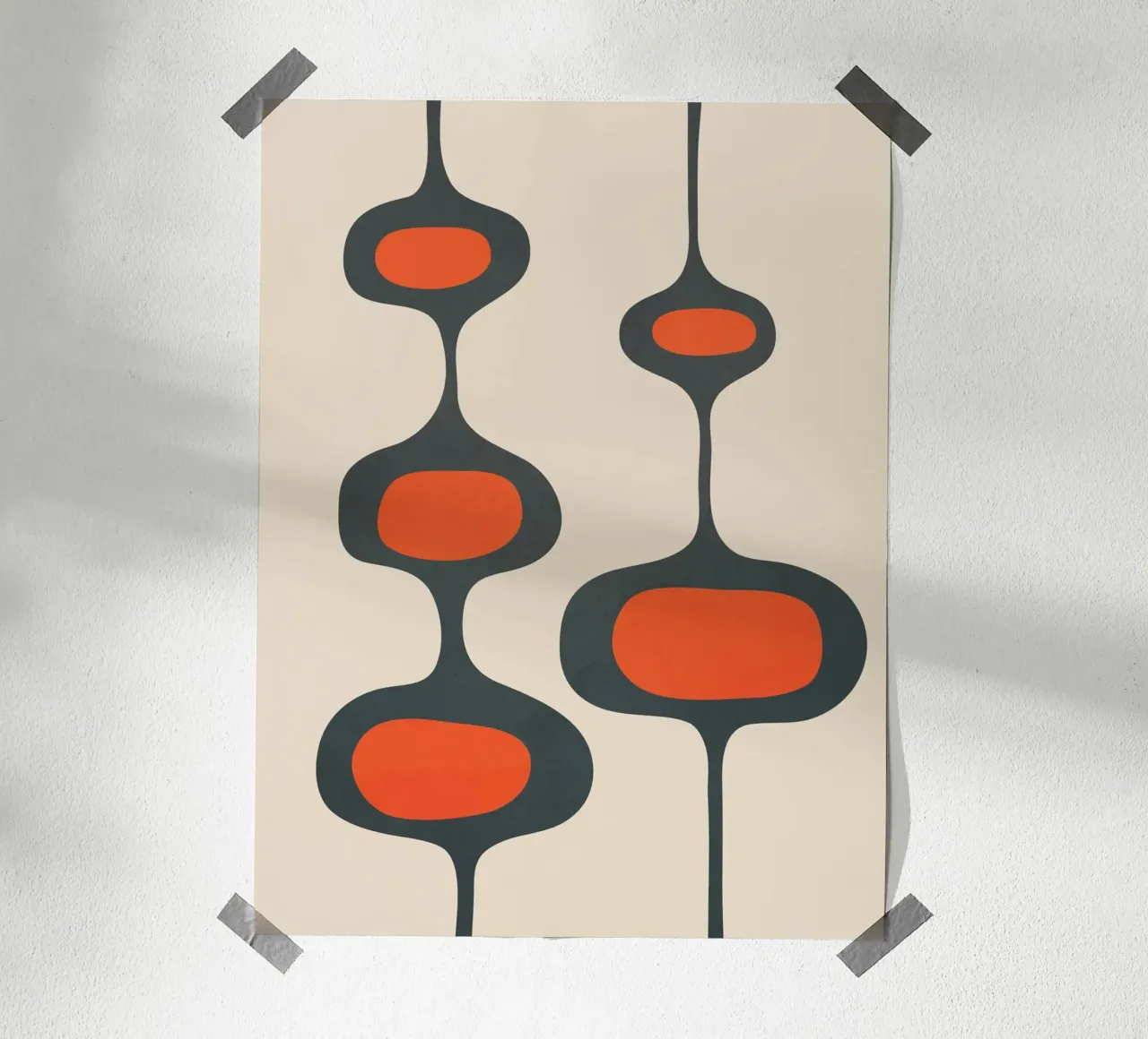 Mid-Century Modern Abstract Art 2 poster da cityart