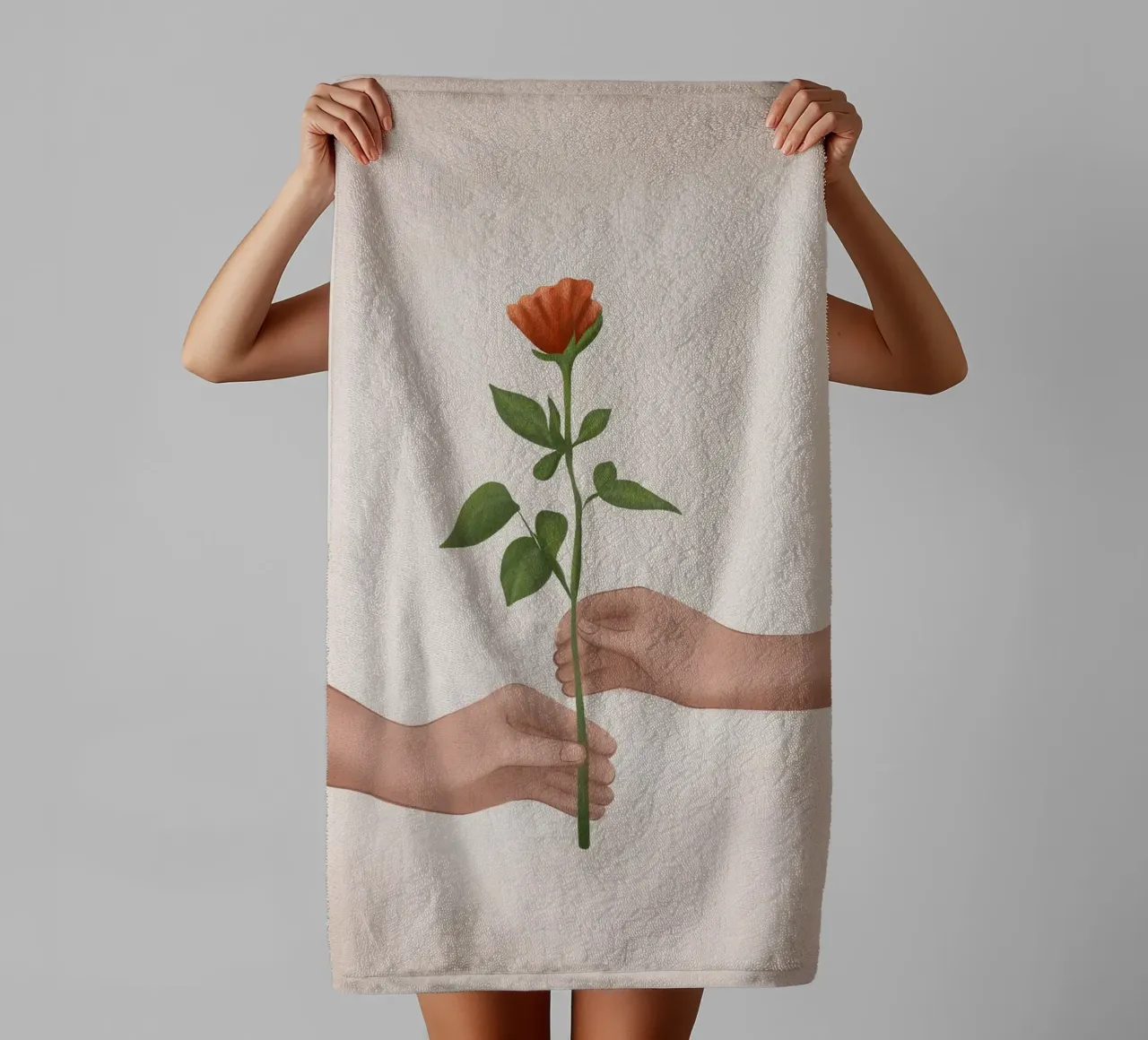 A Rose for You asciugamano da bagno da cityart