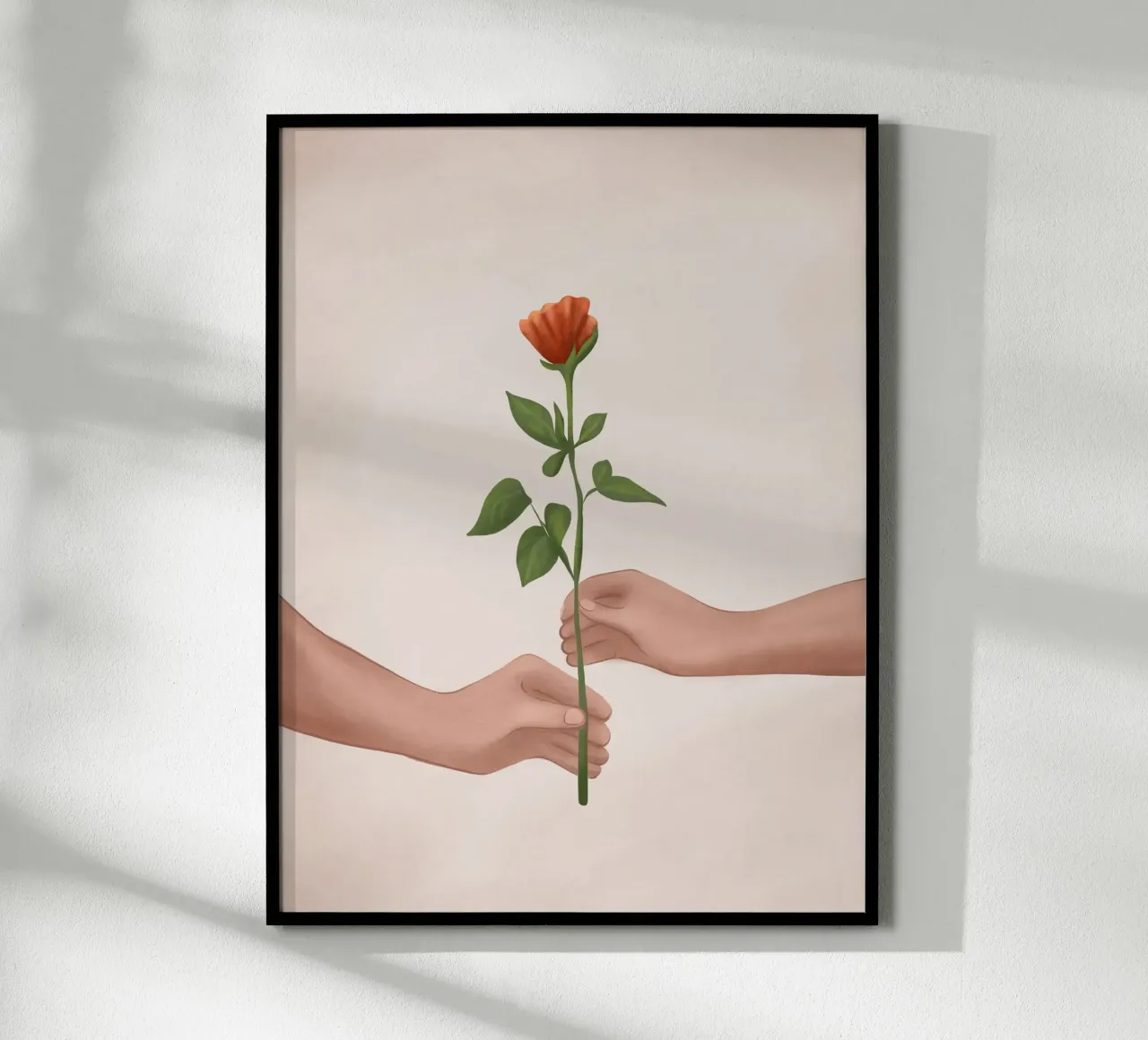 A Rose for You poster con telaio in alluminio da cityart