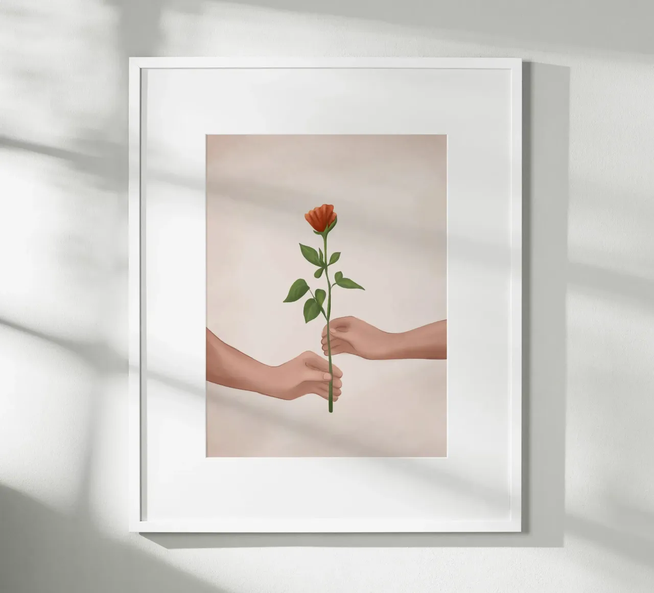 A Rose for You poster con telaio in alluminio da cityart