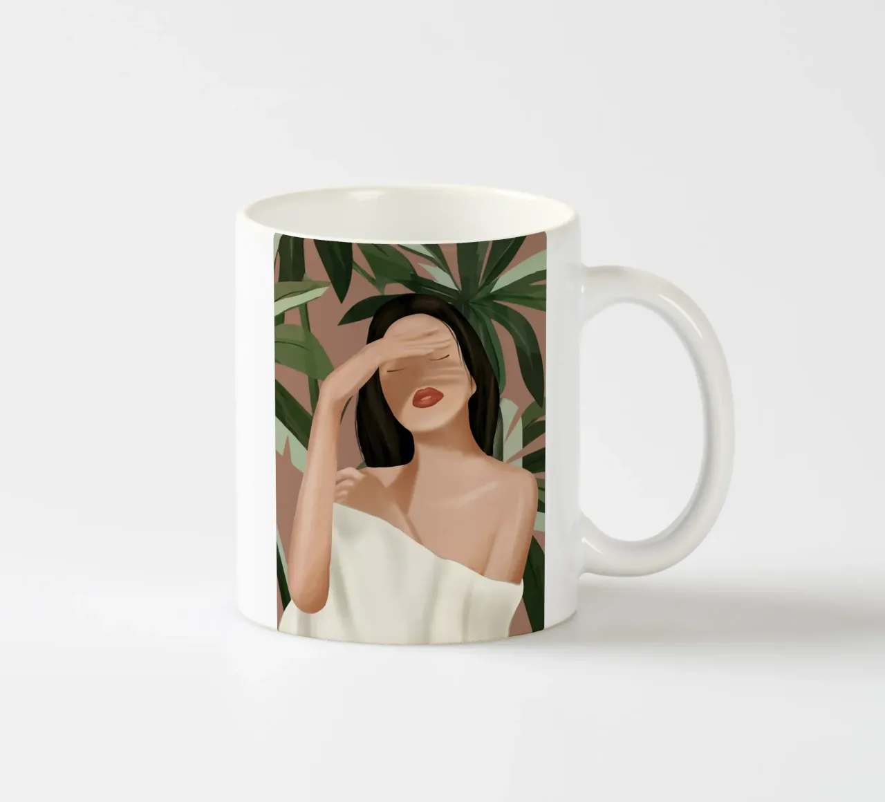 Gentle Beauty ceramic mug by cityart