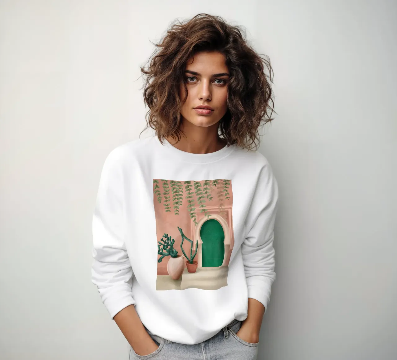 Green Door sweatshirt by cityart