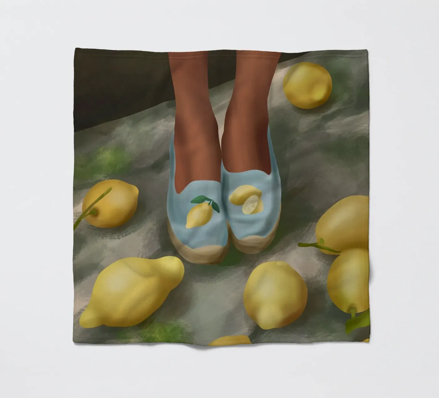 Lemon Steps Fleecedecke von cityart