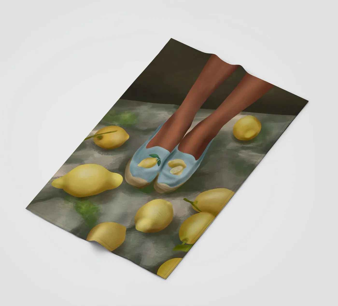 Lemon Steps Fleecedecke von cityart