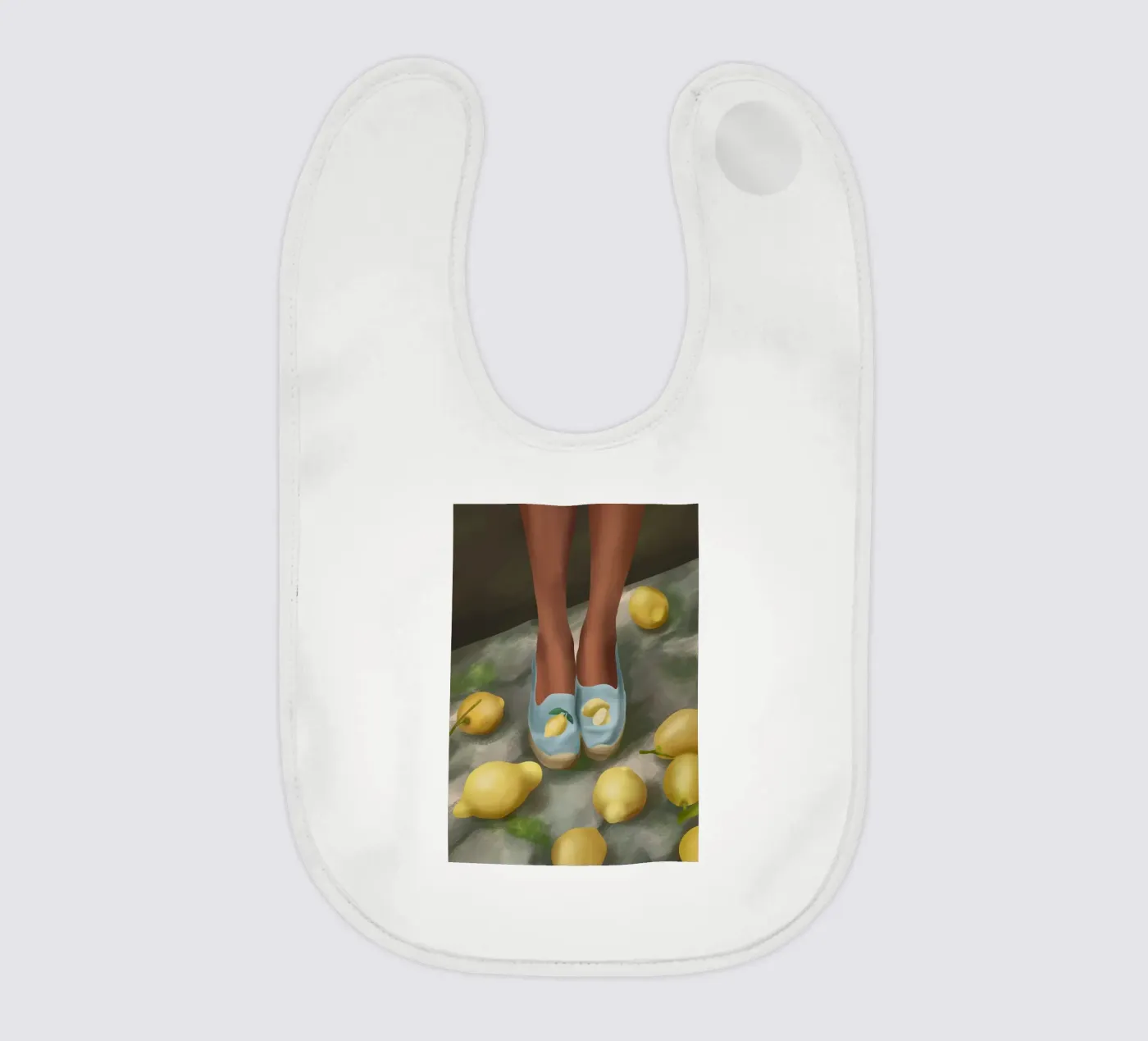 Lemon Steps baby slabbetje van cityart