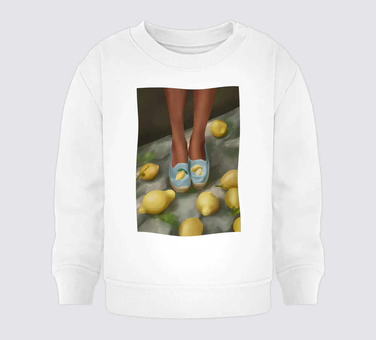 Lemon Steps felpa neonato da cityart