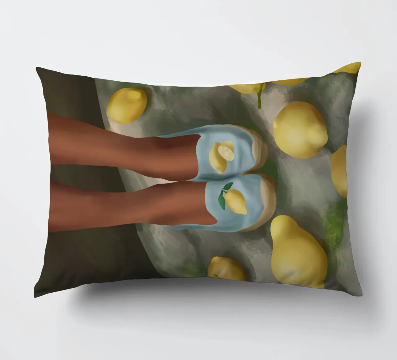 Lemon Steps cuscino da cityart