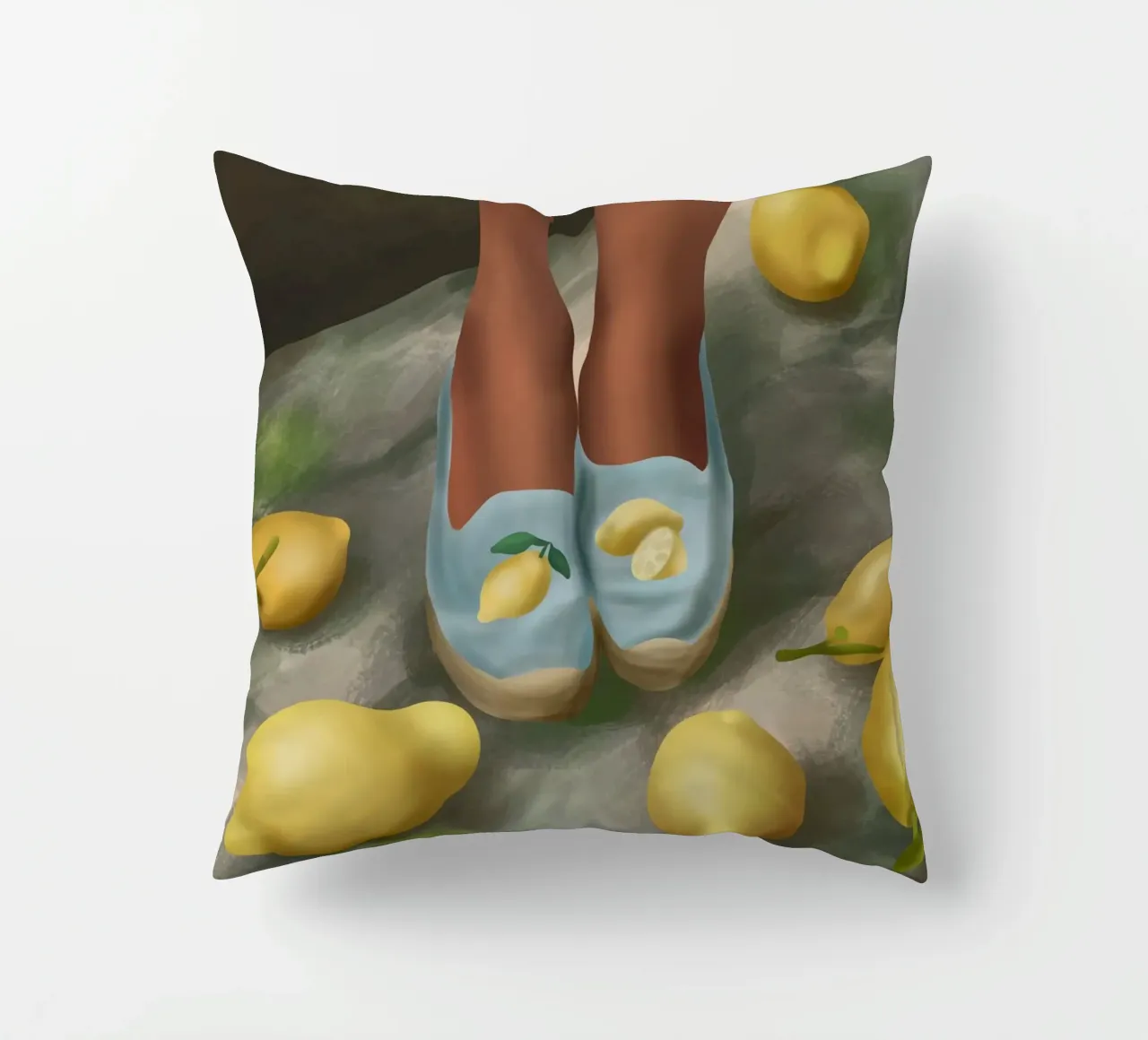 Lemon Steps cuscino da cityart