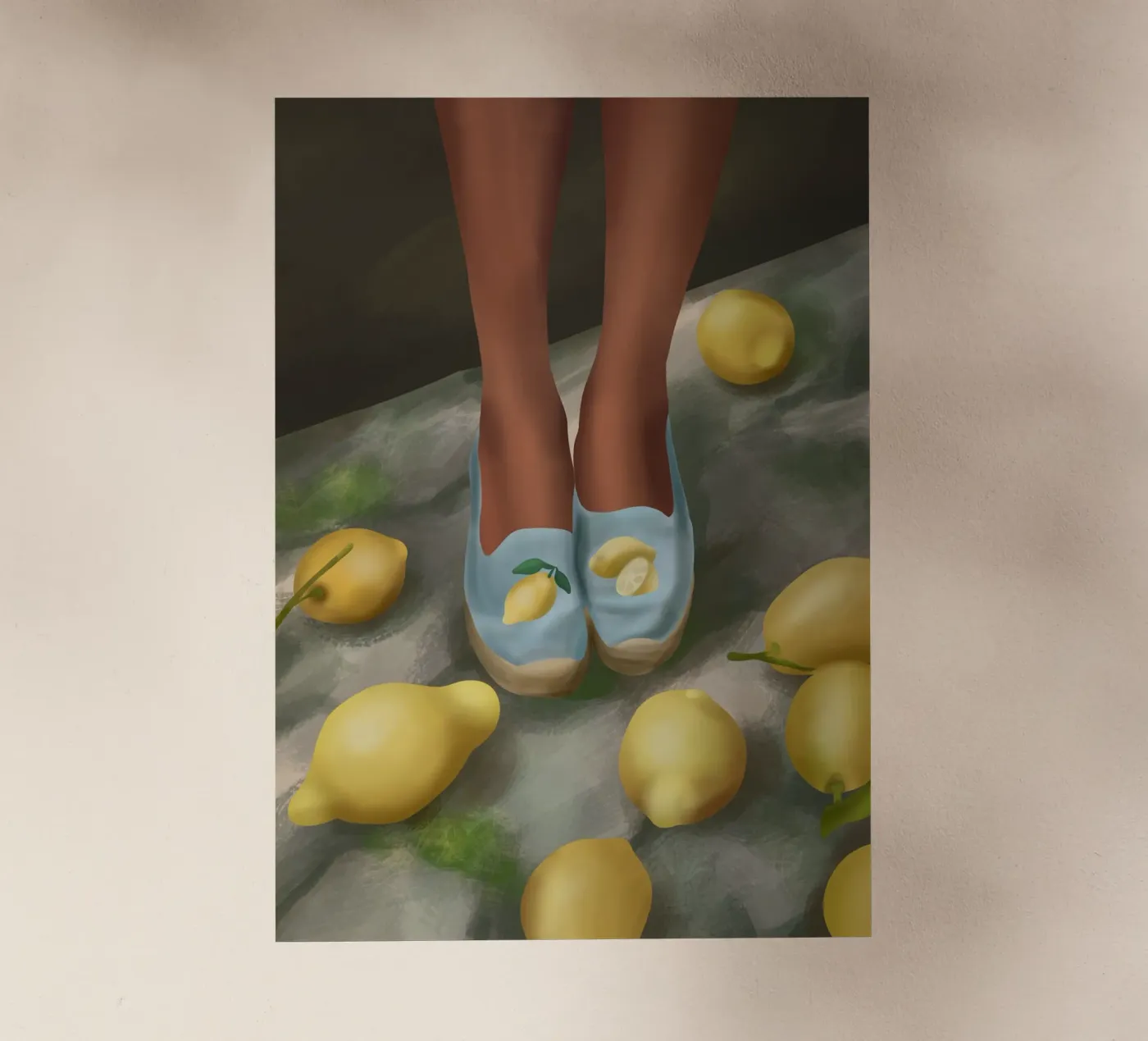 Lemon Steps pellicola backlit da cityart