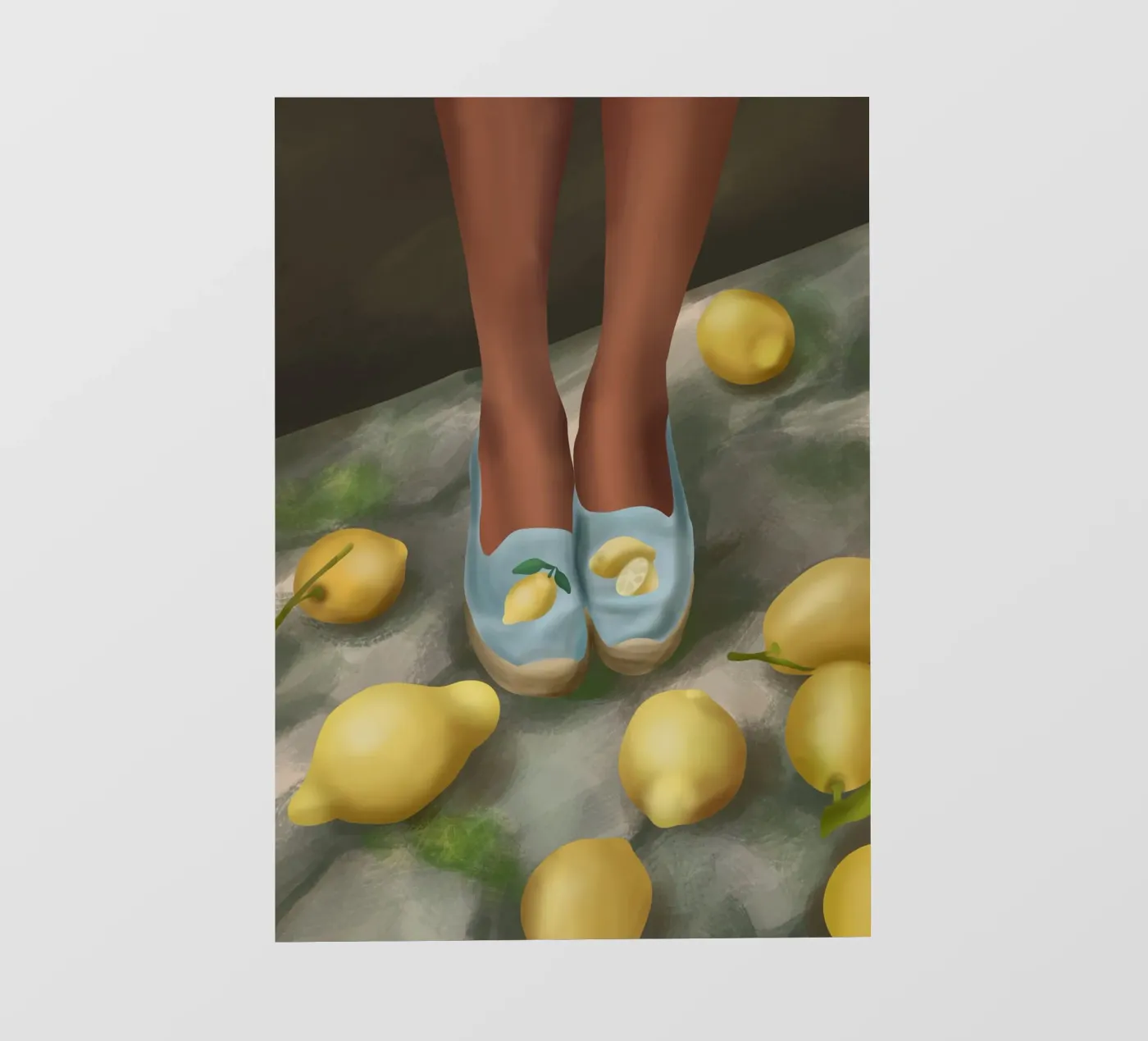 Lemon Steps pellicola backlit da cityart