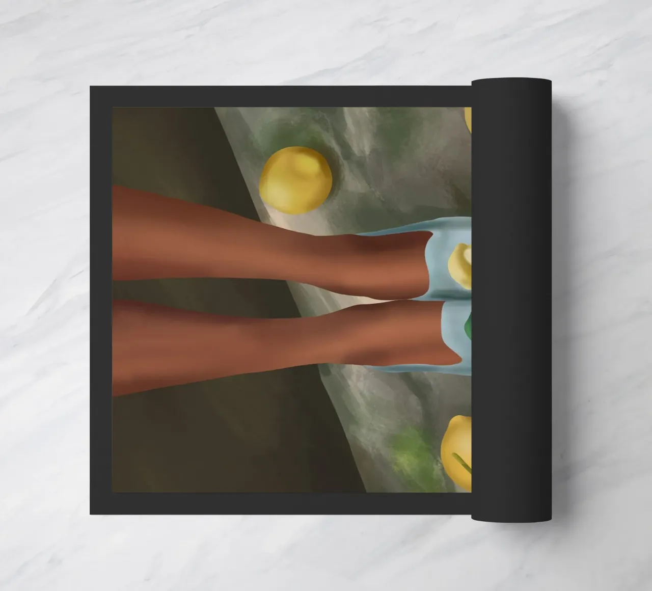 Lemon Steps deurmat van cityart