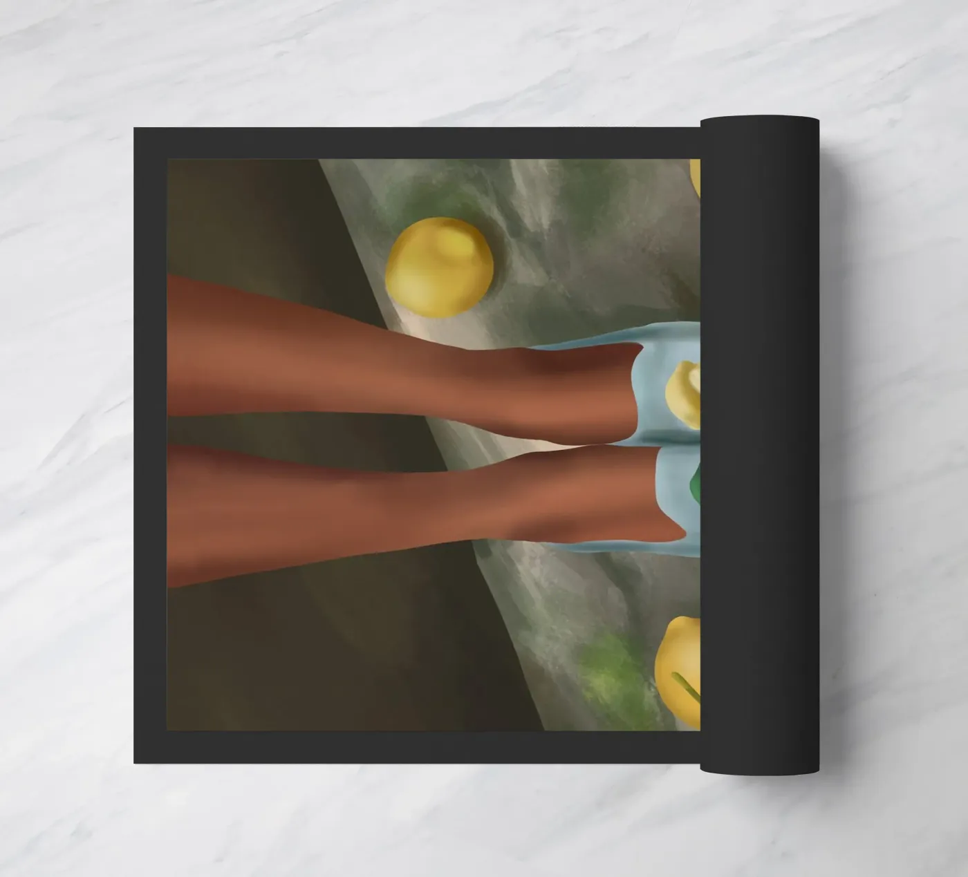 Lemon Steps Fußmatte von cityart