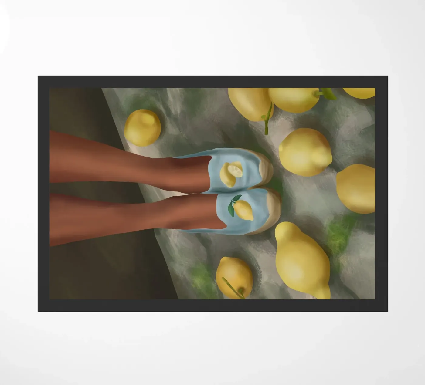 Lemon Steps Fußmatte von cityart