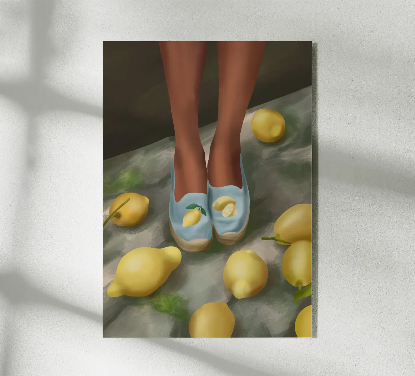 Lemon Steps Acryl-Glas von cityart