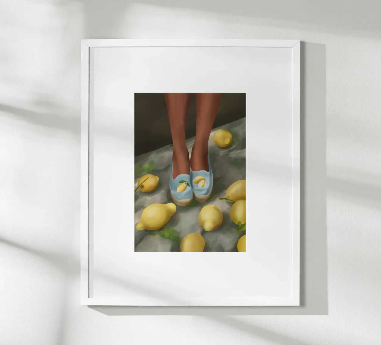 Lemon Steps poster van cityart
