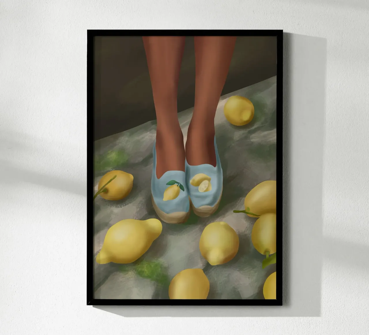 Lemon Steps poster van cityart