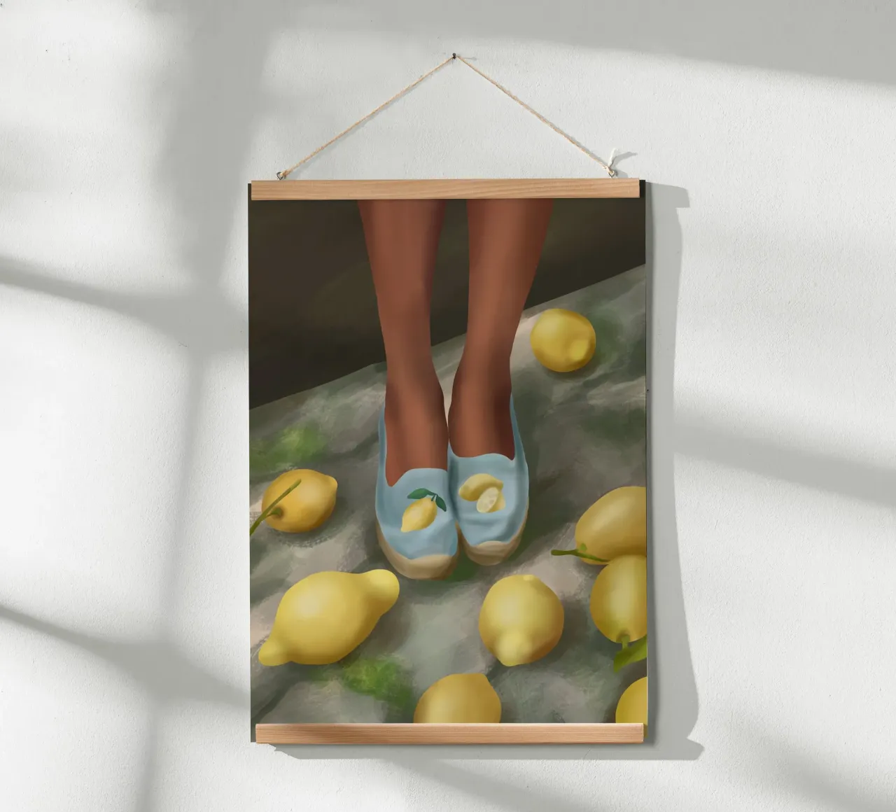 Lemon Steps poster van cityart