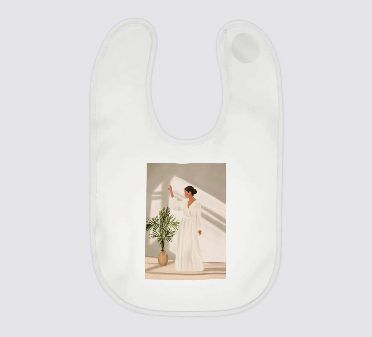Opened Window baby bib by cityart