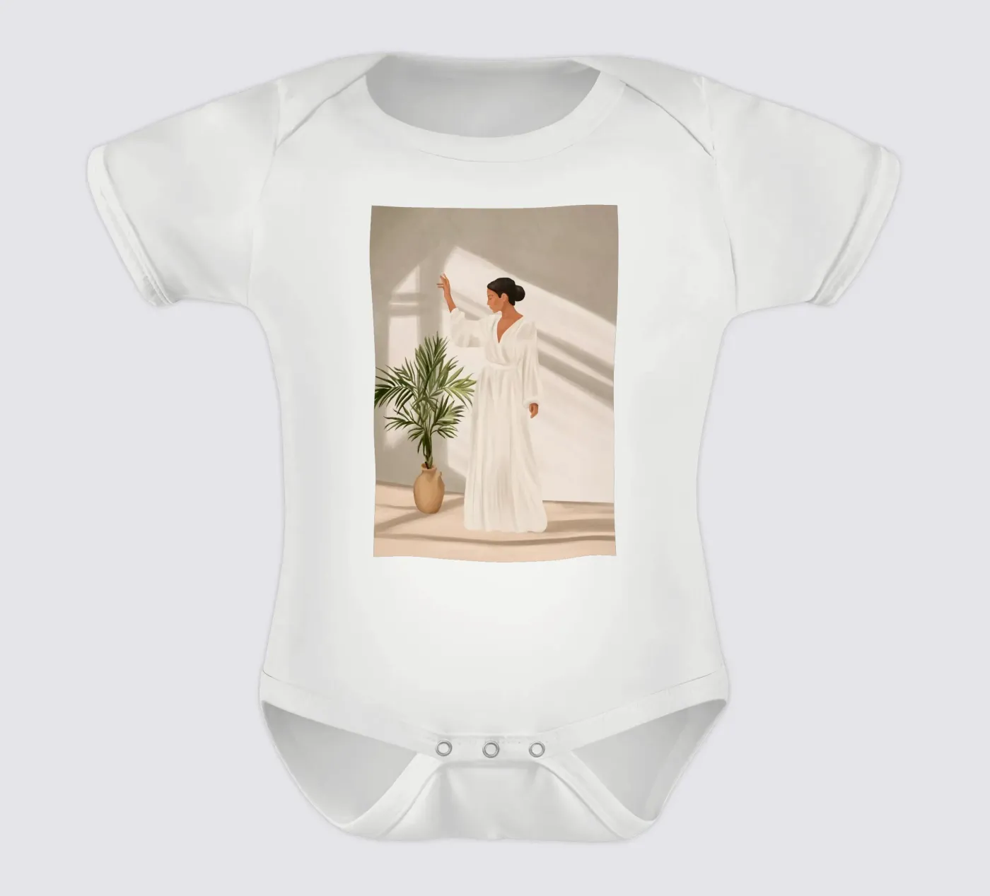 Opened Window Kurzarm Babybody von cityart