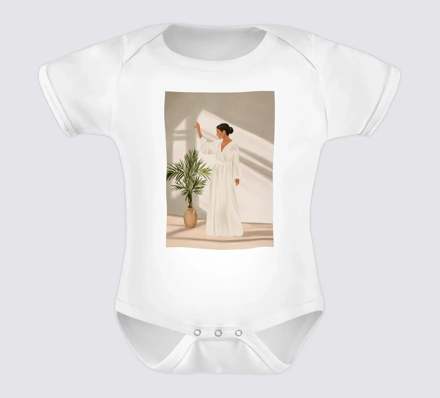 Opened Window Kurzarm Babybody von cityart