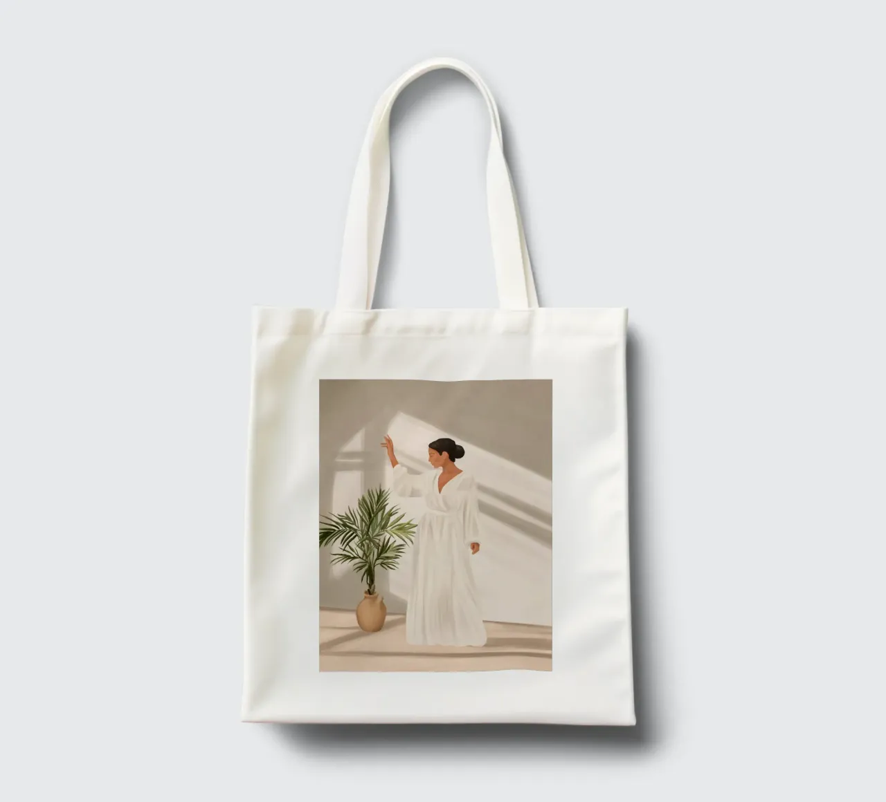 Opened Window borsa in juta da cityart